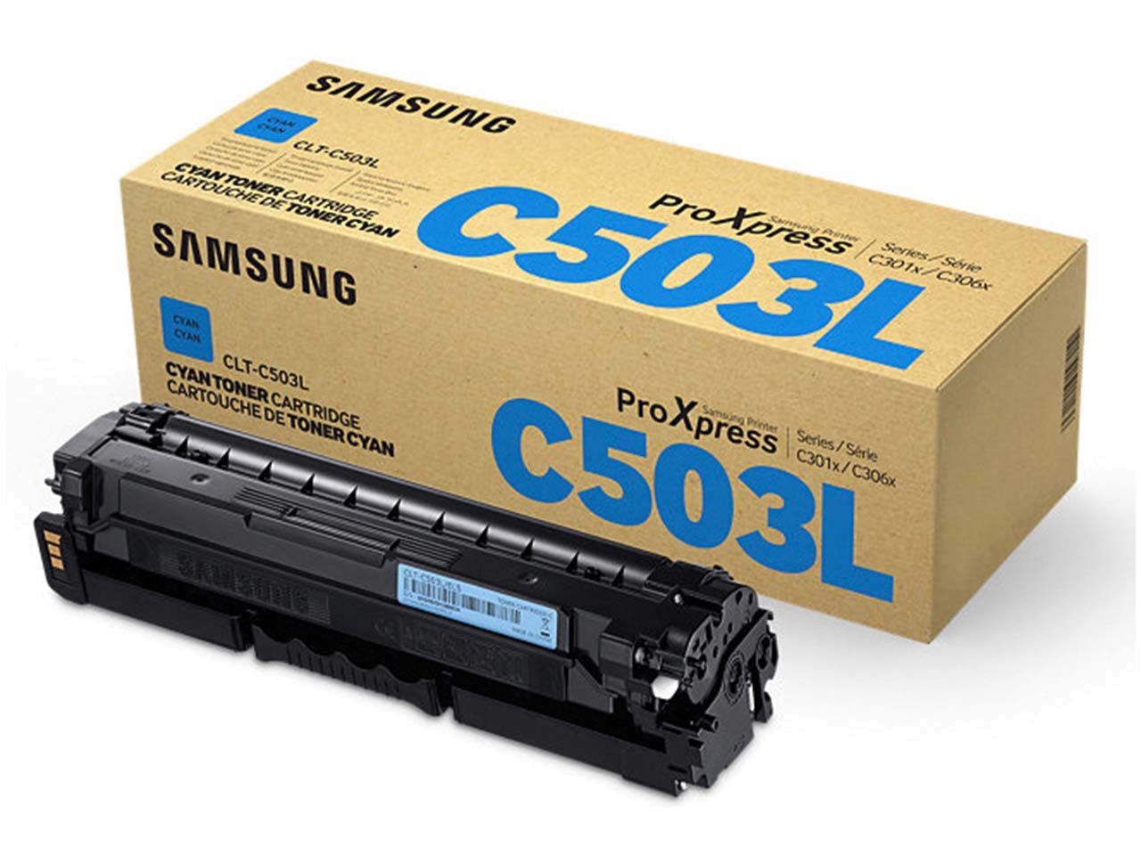 Der originale Samsung Toner CLT-C053L ist für sämtliche Farbausdrucke optimal geeignet. Er passt für die Geräte C3010 und 3060. Bei 5 % Deckung reicht der Toner für ca. 5.000 Drucke. Farbe cyan.