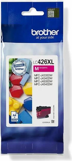 Brother LC426XLM – Hohe Ergiebigkeit – Magenta – original – Tintenpatrone – für Brother MFC-J4335DWXL, MFC-J4340DW (LC426XLM)