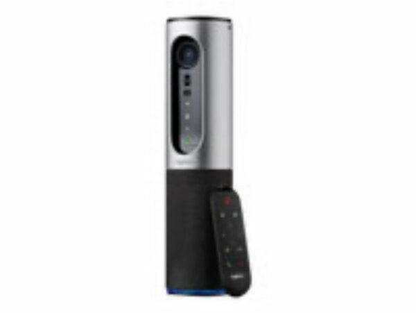 Logitech ConferenceCam Connect - Kit für Videokonferenzen - SilberFlexible Videomeetings für das Arbeiten an jedem OrtErmöglichen Sie Ihrem Team Videokonferenzen an jedem beliebigen Standort. Mit kostengünstigen Lösungen kann jeder Konferenzraum mit einem Videosystem ausgestattet werden. Logitech Connect wurde entwickelt für kleine Räume und Home-Office-Büros und verfügt über ein kompaktes und mobiles Design