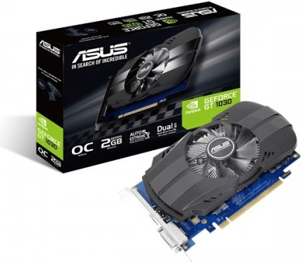 Asus * GT 1030 OC 2 GB GDD R5 64BIT HDMI / DVI (PH-GT1030-O2G)