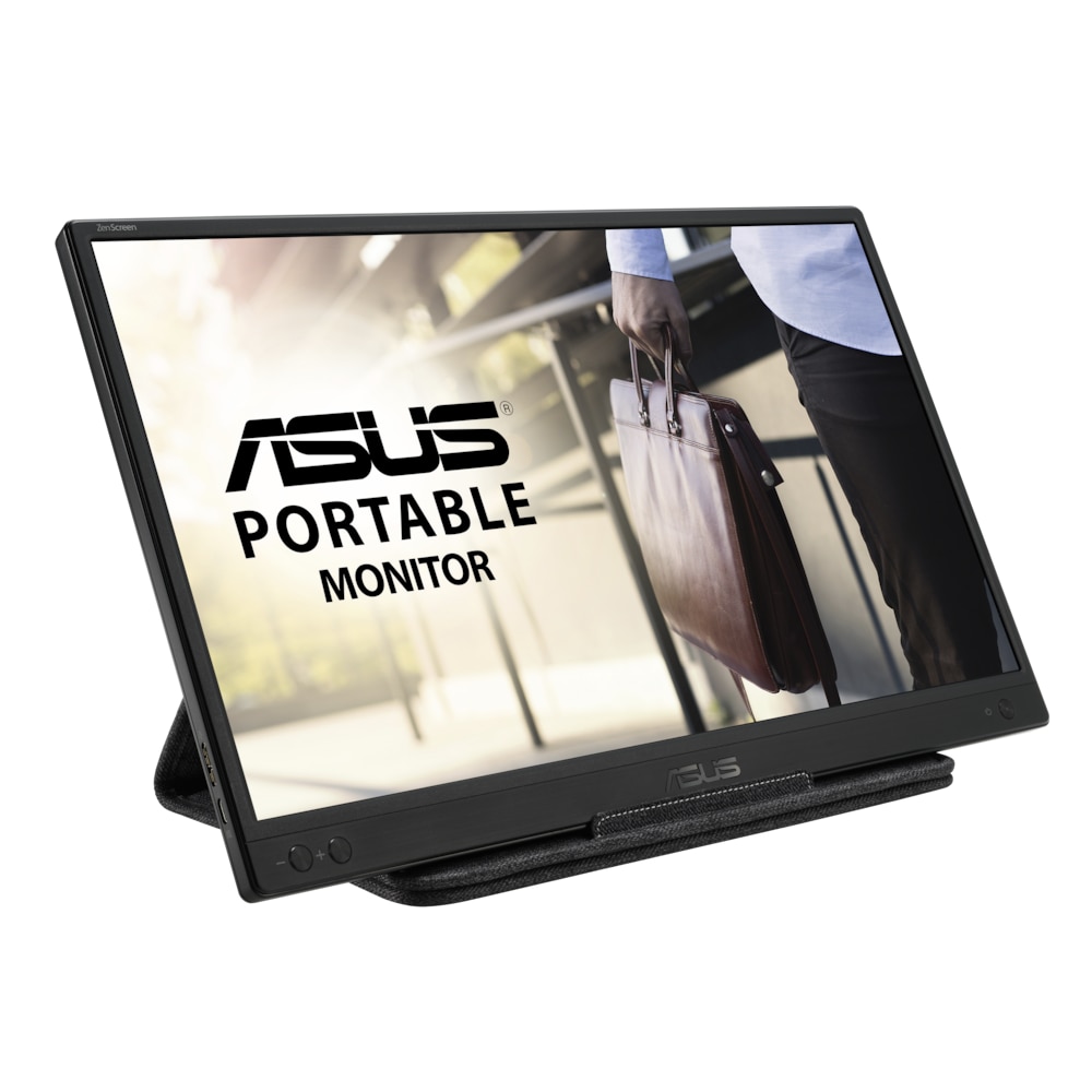 ASUS ZenScreen MB166B 39,6cm (15.6) Full HD 16:9 IPS mobiler Monitor USB 3.2 [Energieklasse B] (90LM07D3-B02170)