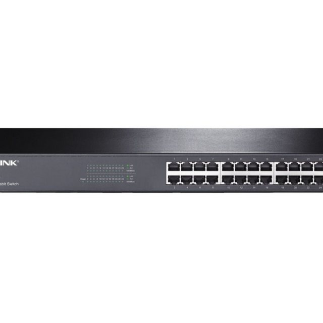 TP-Link 24-Port-Gigabit-Rackmount-Unmanaged-Switch Netzwerk-Switch