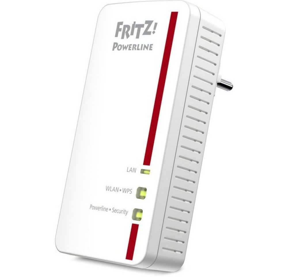 AVM FRITZ!Powerline 1260E – Powerline Adapter WLAN – weiß Netzwerk-Adapter