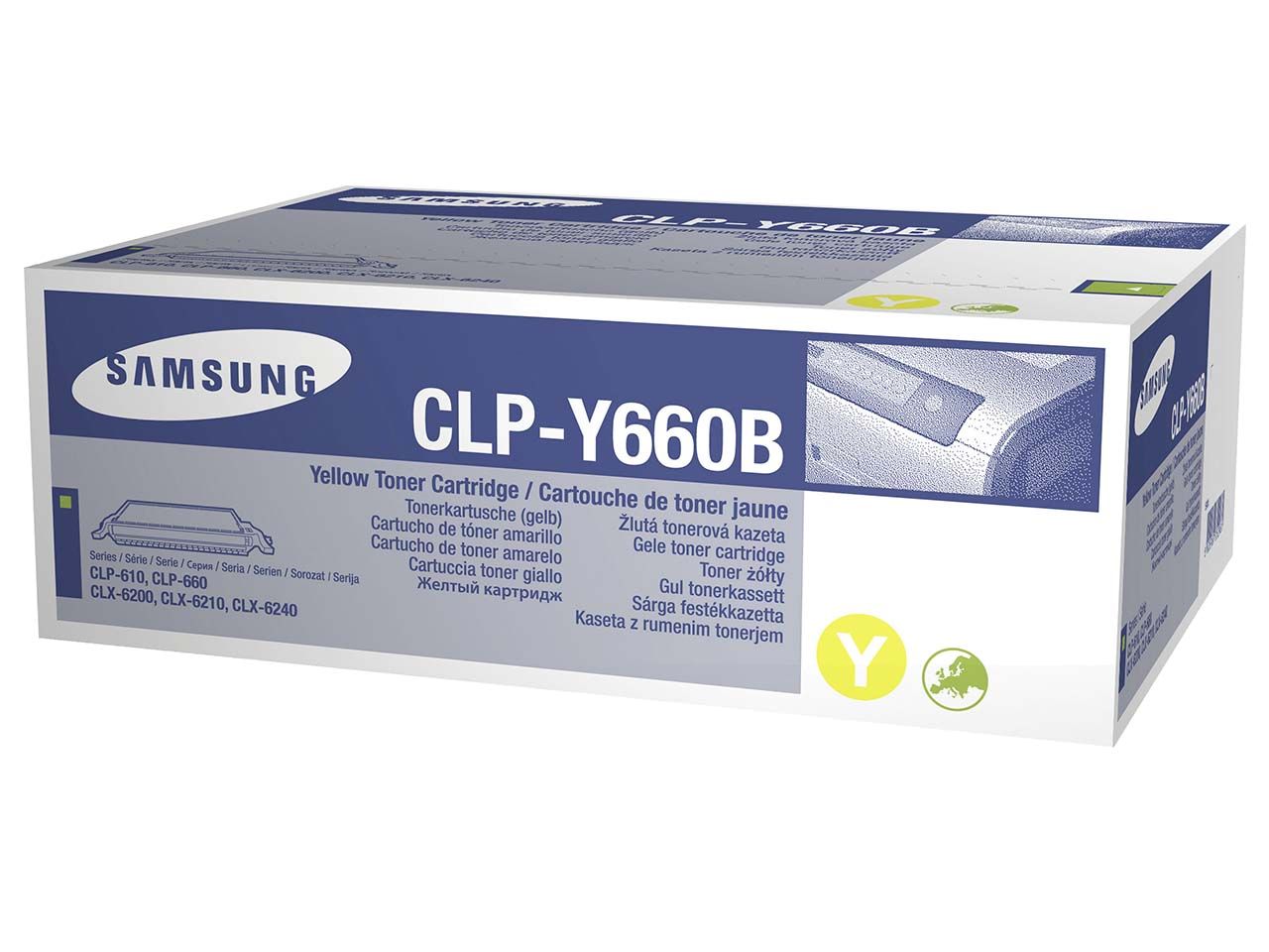 Der originale Samsung Toner CLP-Y660B erzielt hochwertige Druckergebnisse. Grafiken