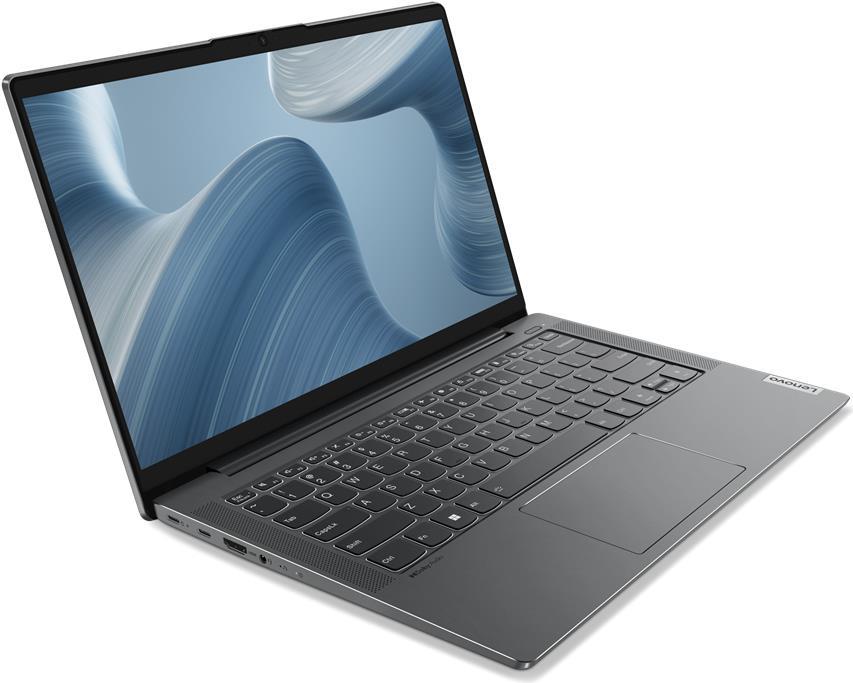 Lenovo IdeaPad 5 14IAL7 82SD – Intel Core i5 1235U / 1.3 GHz – Win 11 Home – Intel Iris Xe Grafikkarte – 16 GB RAM – 512 GB SSD NVMe – 35.6 cm (14) IPS 1920 x 1080 (Full HD) – Wi-Fi 6 – Storm Gray – kbd: Deutsch – mit 3 Monate Lenovo Premium Care (82SD006YGE)