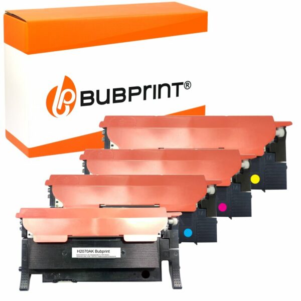 Bubprint Kompatibel für HP 117A Toner Set Color Laser MFP 179fwg 178nwg 150nw 179fnw 150a 178nw W2070A W2071A W2072A W2073A Schwarz Cyan Gelb Magenta Multipack