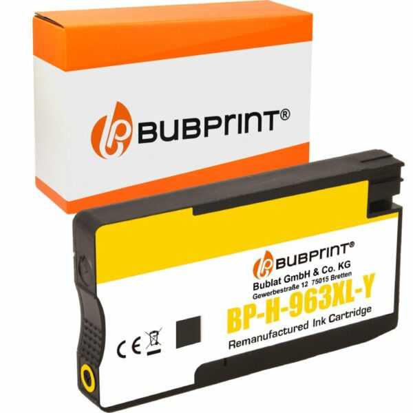 Bubprint Kompatibel für HP 963XL 1x Tintenpatrone Gelb von Bubprint