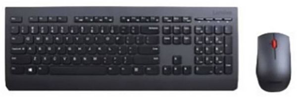 Lenovo Professional USB Tastatur, Maus-Set Deutsch, QWERTZ, Windows® Schwarz