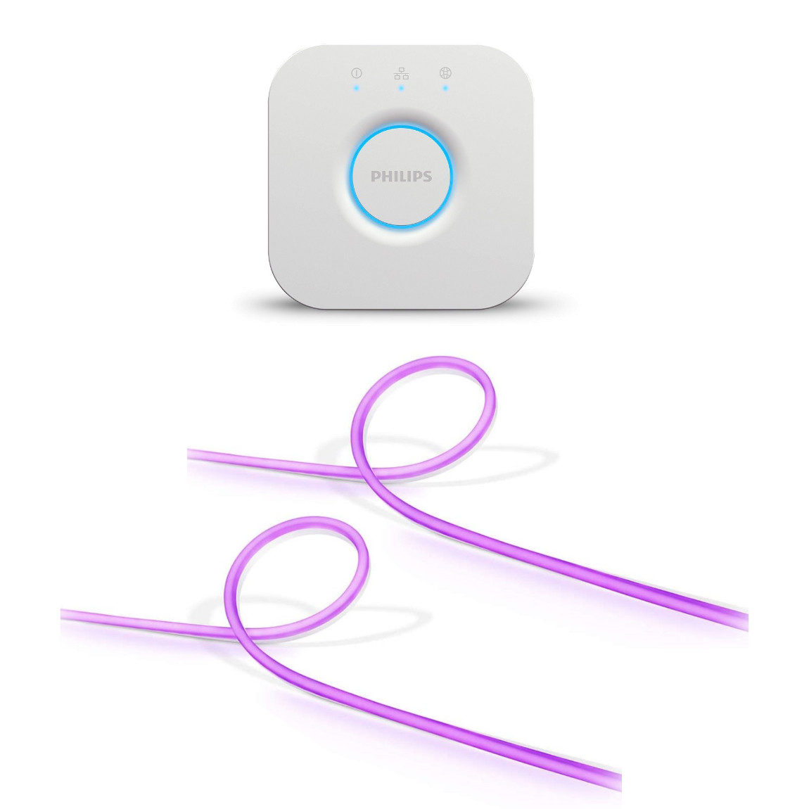 Philips Hue LED Outdoor Lightstrip 5m 2er-Set + Bridge