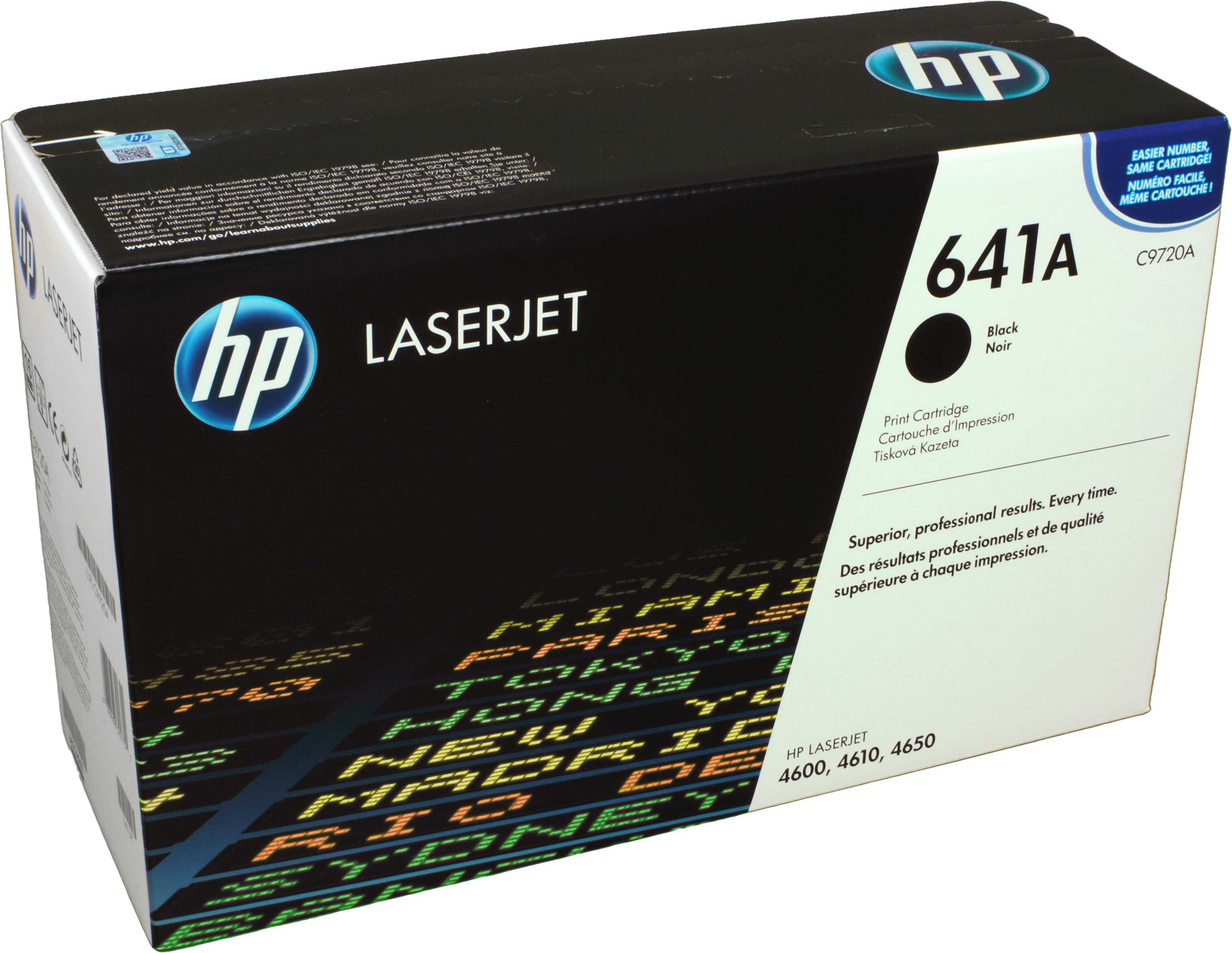 HP Toner C9720A  641A  schwarz