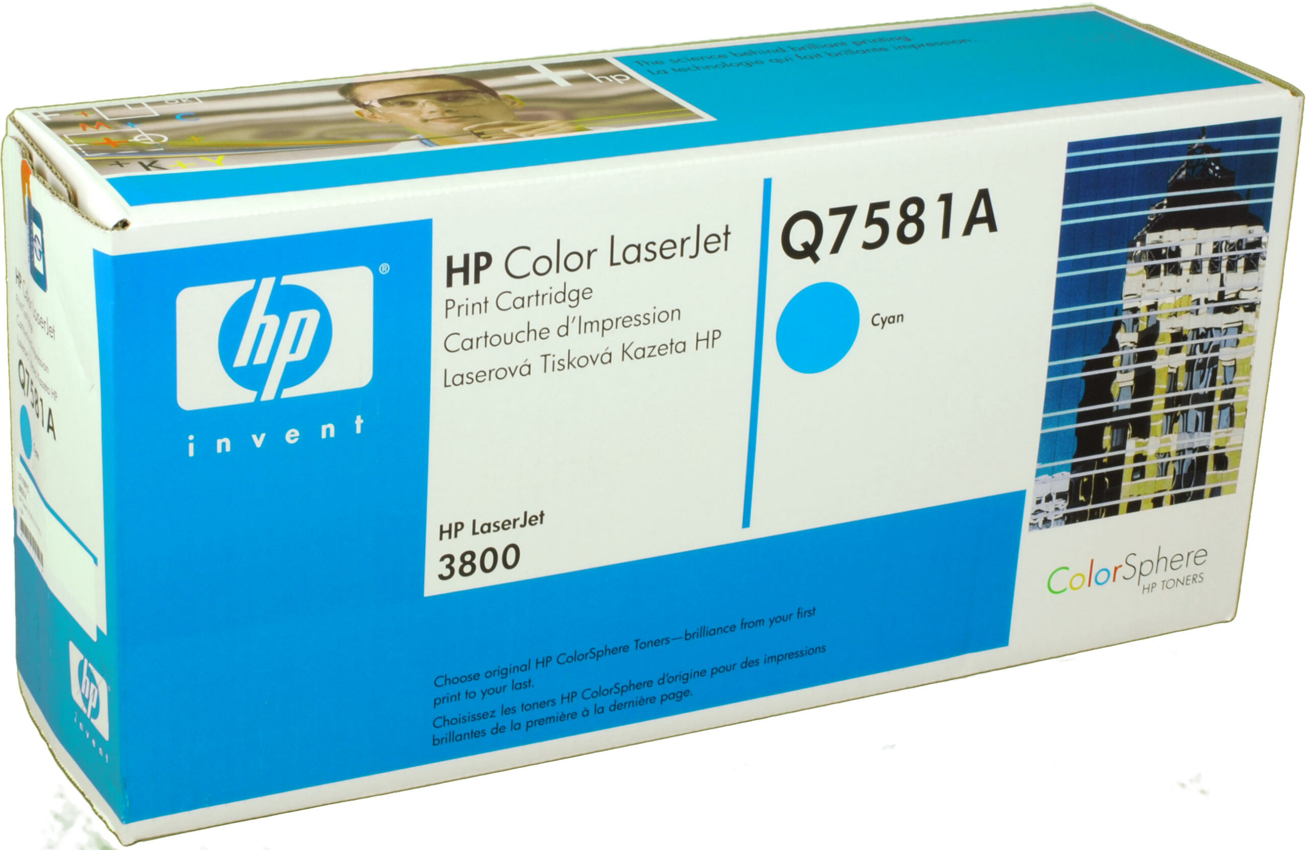 HP Toner Q7581A  503A  cyan