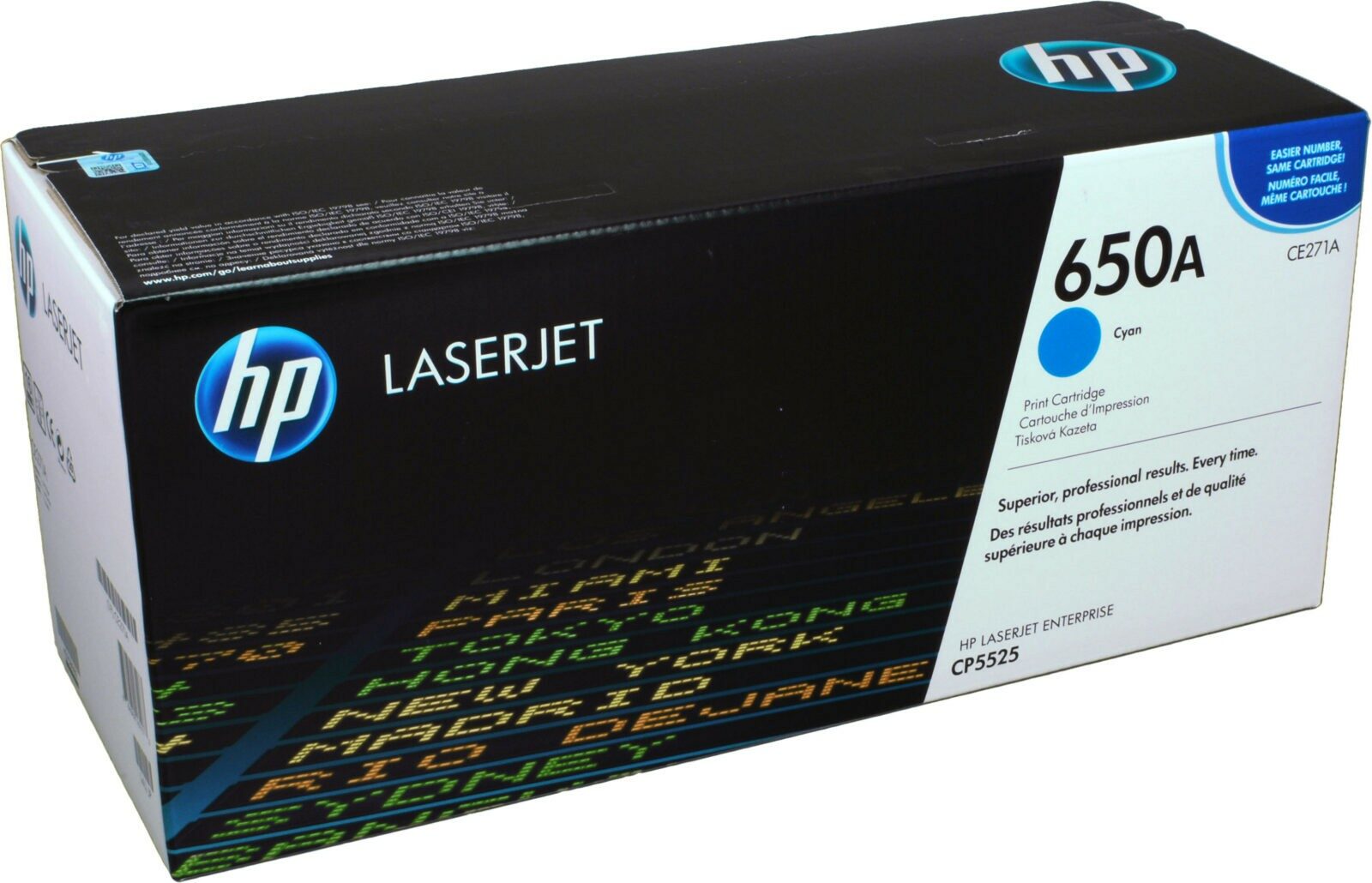 HP Toner CE271A  650A  cyan