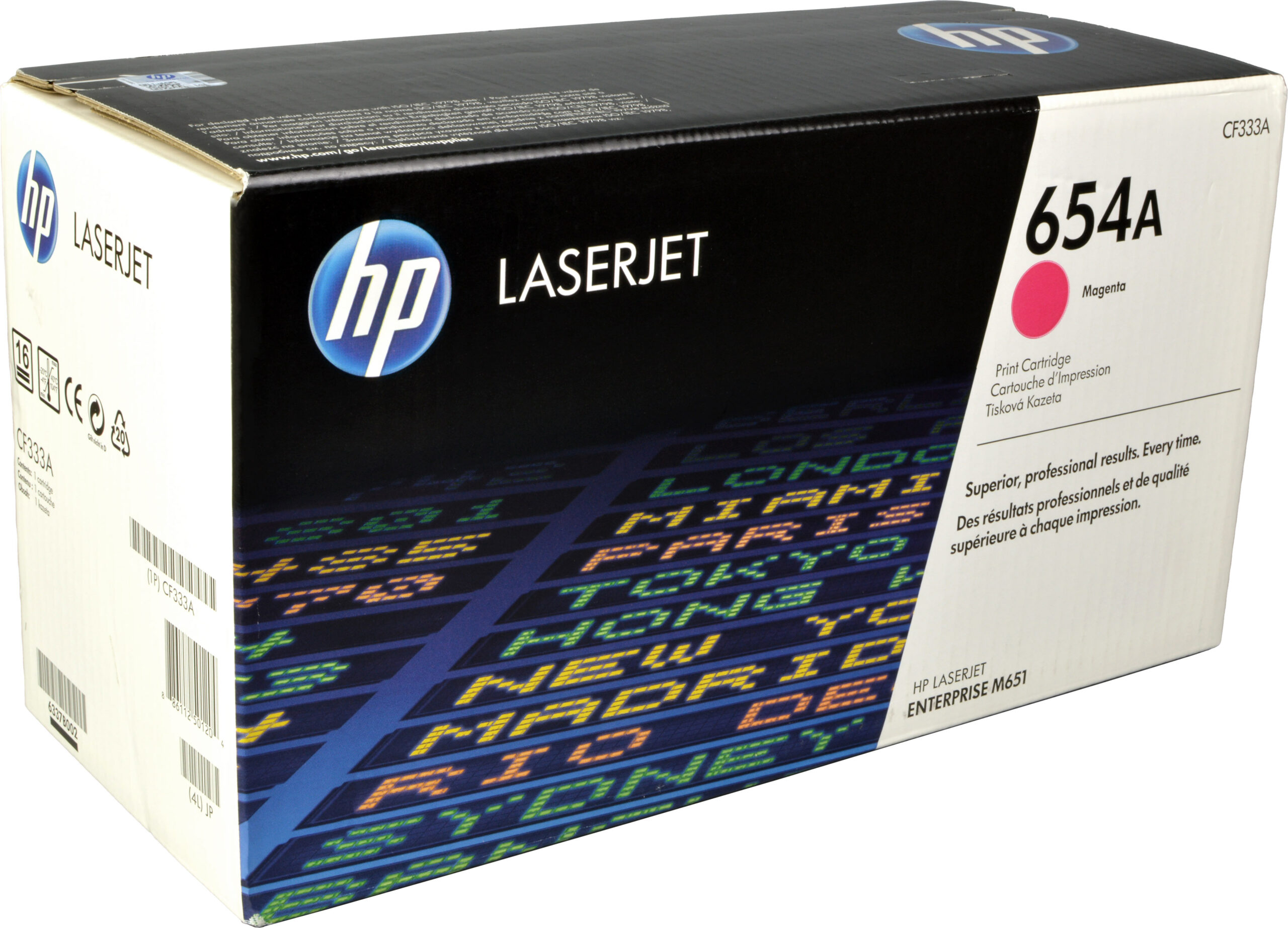 HP Toner CF333A  654A  magenta