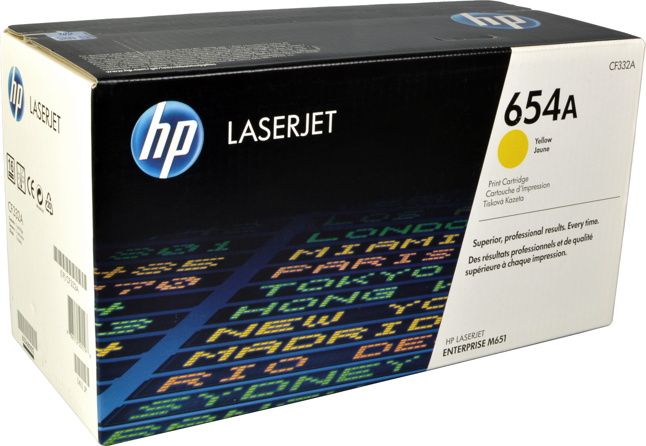 HP Toner CF332A  654A  yellow