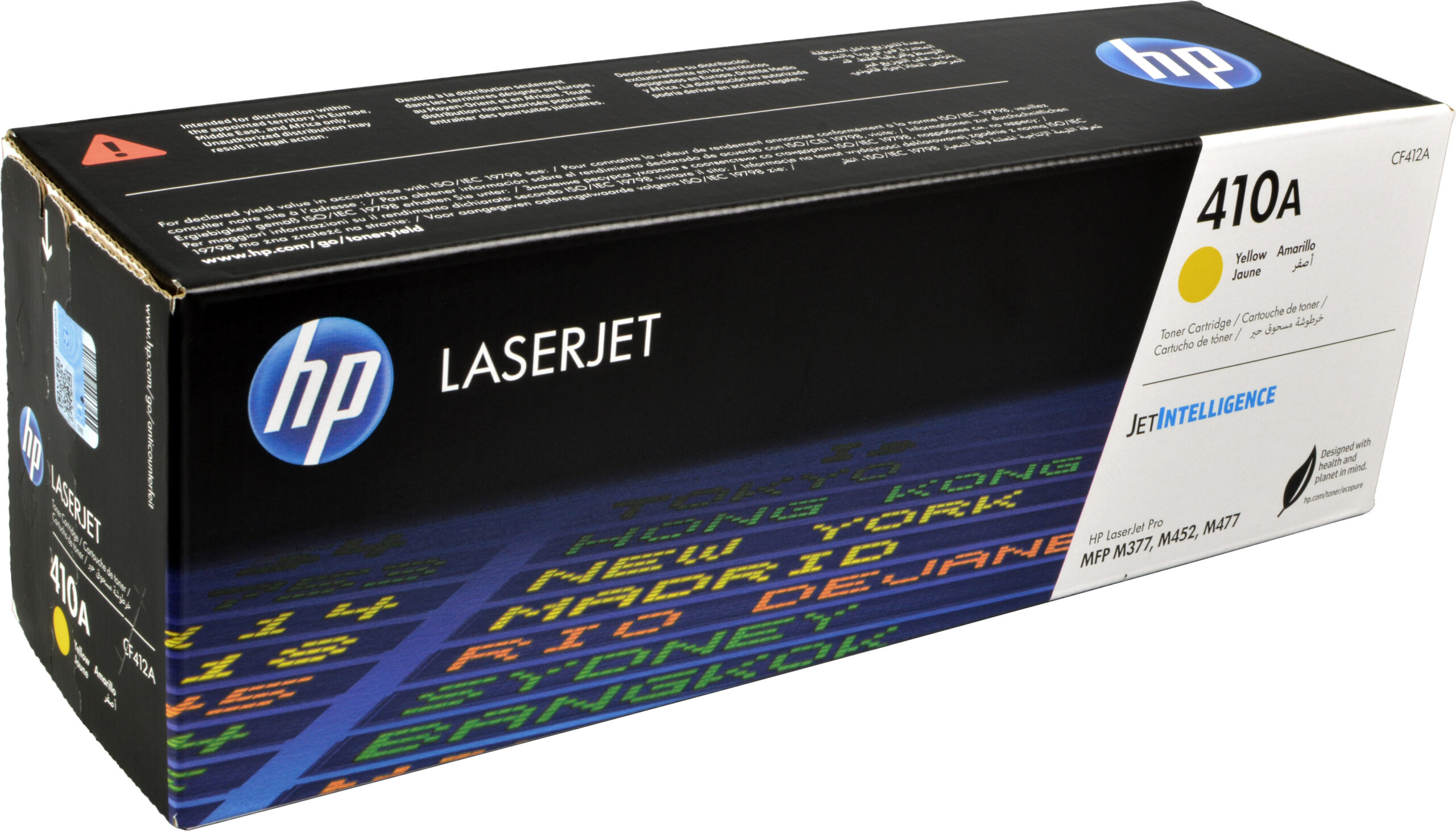 HP Toner CF412A  410A  yellow