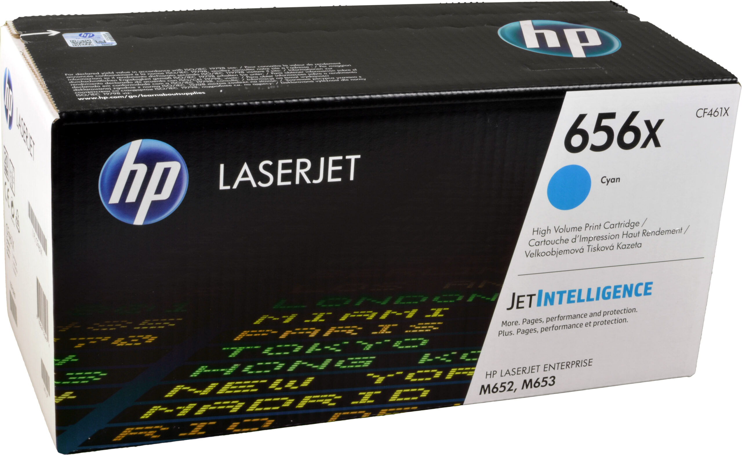 HP Toner CF461X  656X  cyan