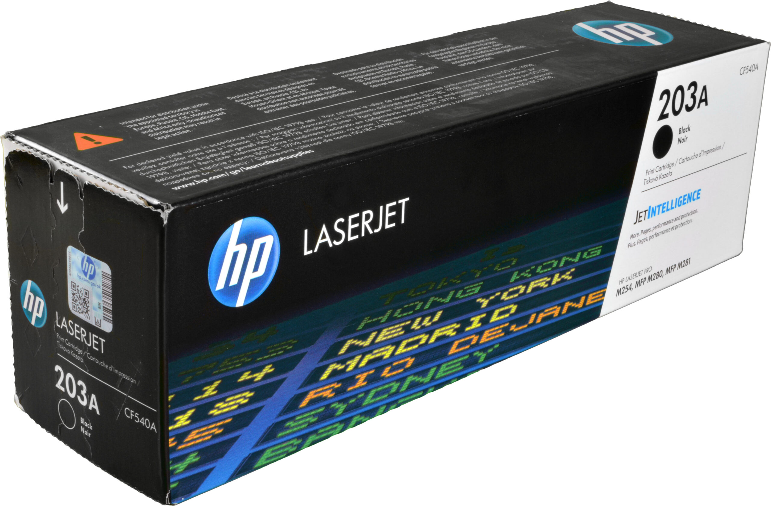 HP Toner CF540A  203A  schwarz