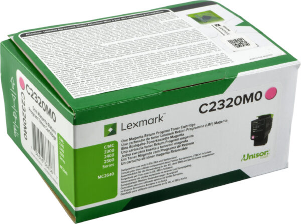 Kapazität: ca. 1.000 A4-Seiten bei 5% passt auch in: Lexmark C 2325 dw