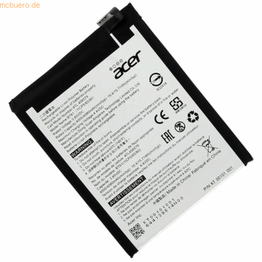 Acer Akku für Acer KT.00101.006 Li-Pol Volt 3,85 mAh schwarz