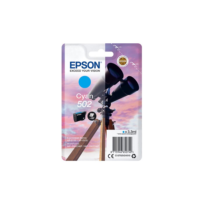 Epson ORIGINAL C13T02V24010 EPSON XP5100 TINTE CYA ST