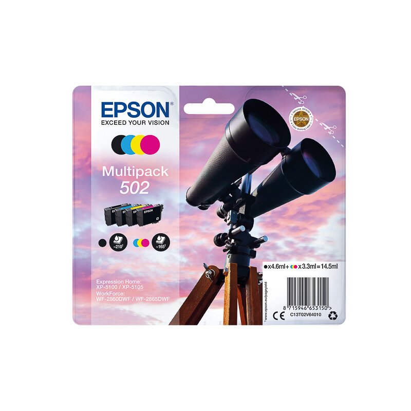 Epson ORIGINAL C13T02V64010 EPSON XP5100 TINTE (4) CMYK