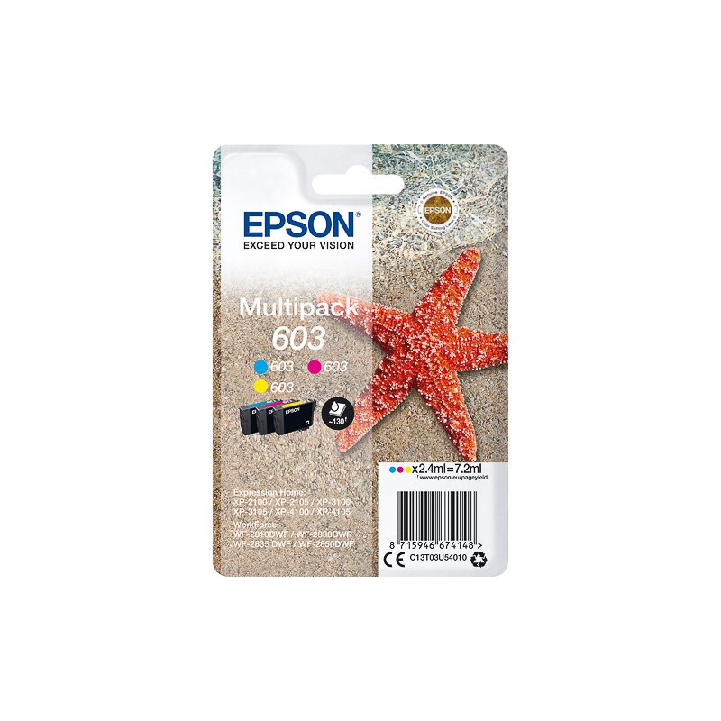 Epson ORIGINAL C13T03U54010 EPSON XP2100 TINTE(3)CMY ST