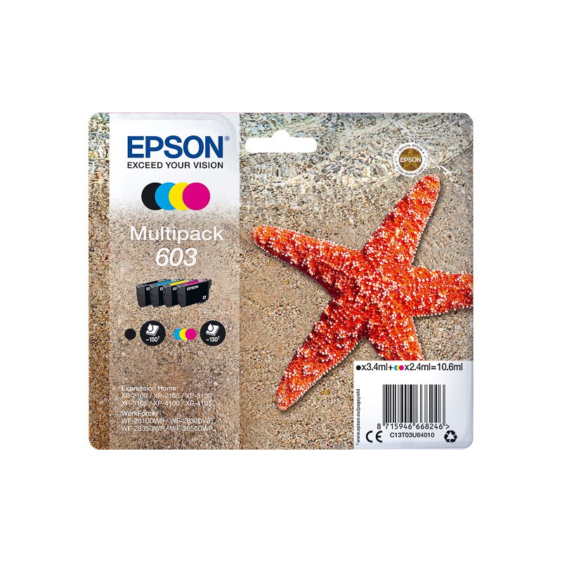 Epson ORIGINAL C13T03U64010 EPSON XP2100 TINTE (4) CMYK