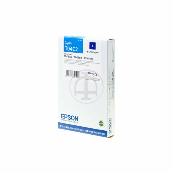 Epson ORIGINAL C13T04C240 EPSON WFC8190 TINTE CYAN ST