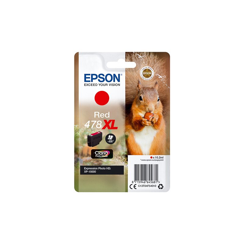 Epson ORIGINAL C13T04F54010 EPSON XP8500 TINTE RED HC