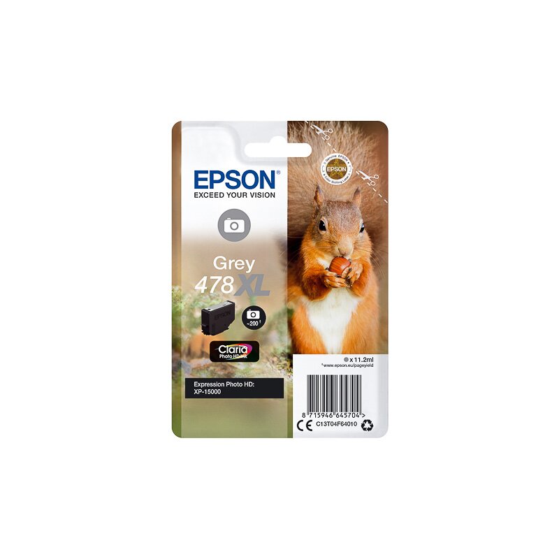 Epson ORIGINAL C13T04F64010 EPSON XP8500 TINTE GREY HC