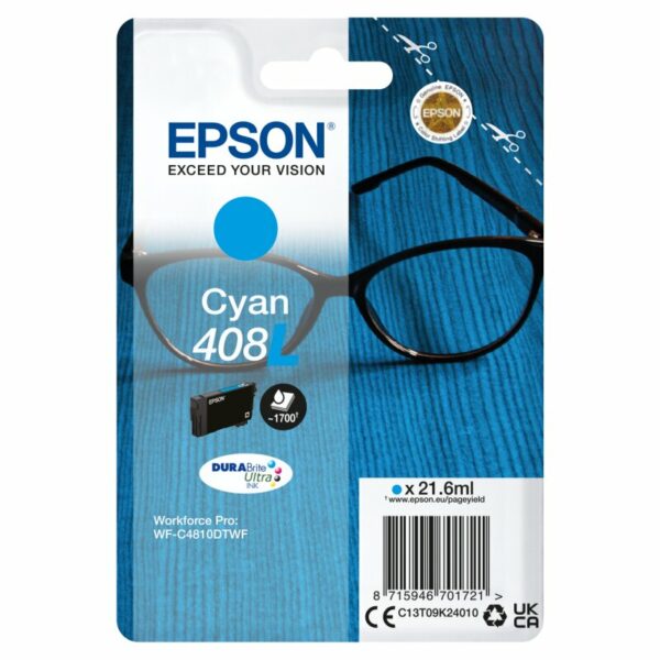 Epson ORIGINAL C13T09K240 EPSON WF C4810 TINTE CYA HC