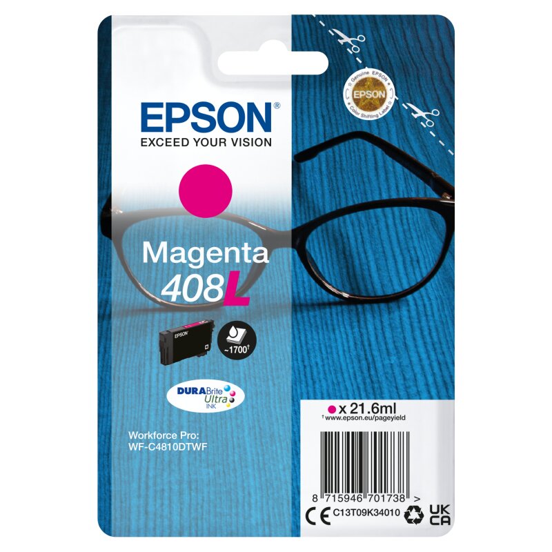 Epson ORIGINAL C13T09K340 EPSON WF C4810 TINTE MAG HC