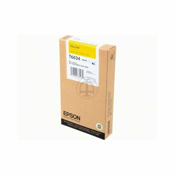 Epson ORIGINAL C13T603400 EPSON ST PRO7800 TINTE YEL HC