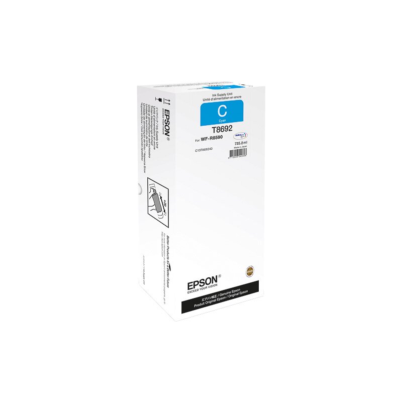 Epson ORIGINAL C13T869240 EPSON WFR8590DTWF TINTE CYA