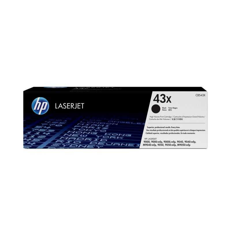 HP ORIGINAL C8543X HP LJ9000 SMART CARTRIDGE BLK HC