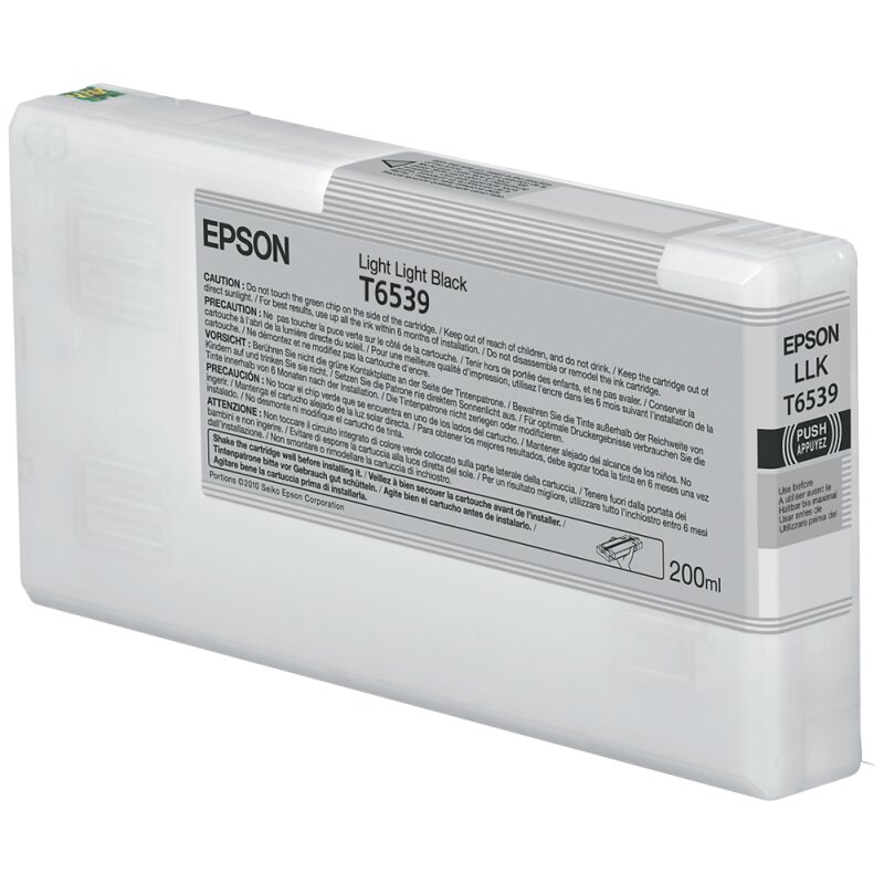 Epson ORIGINAL Epson Tintenpatrone Light Light Black C13T653900 T6539 200ml