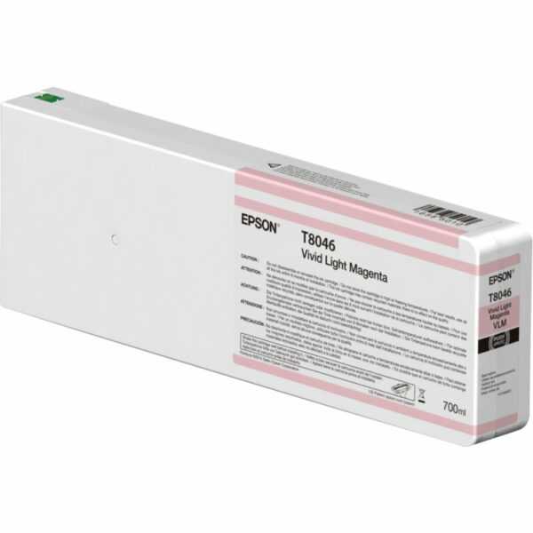 Epson ORIGINAL Epson Tintenpatrone Magenta (hell, vivid) C13T804600 T8046 700ml Ultrachrome HD, UltraChrome HDX