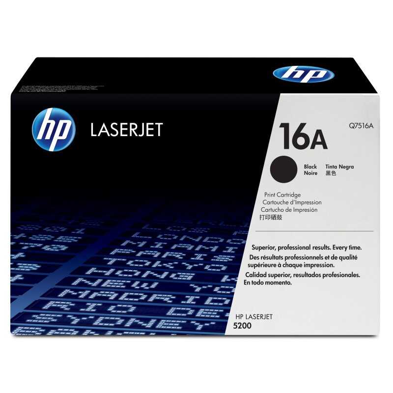 HP ORIGINAL Q7516A HP LJ5200 CARTRIDGE BLACK