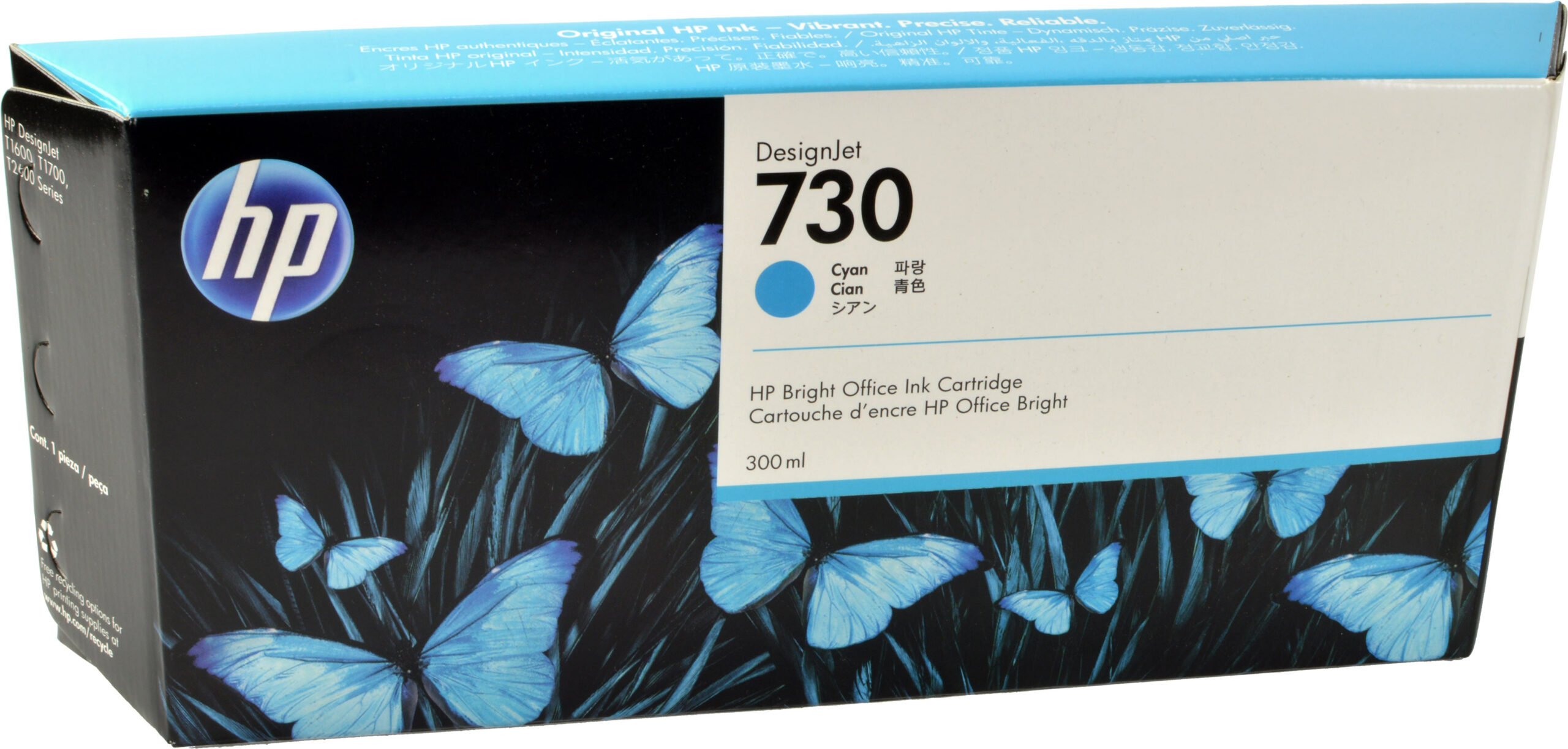 HP Tinte P2V68A  730  cyan