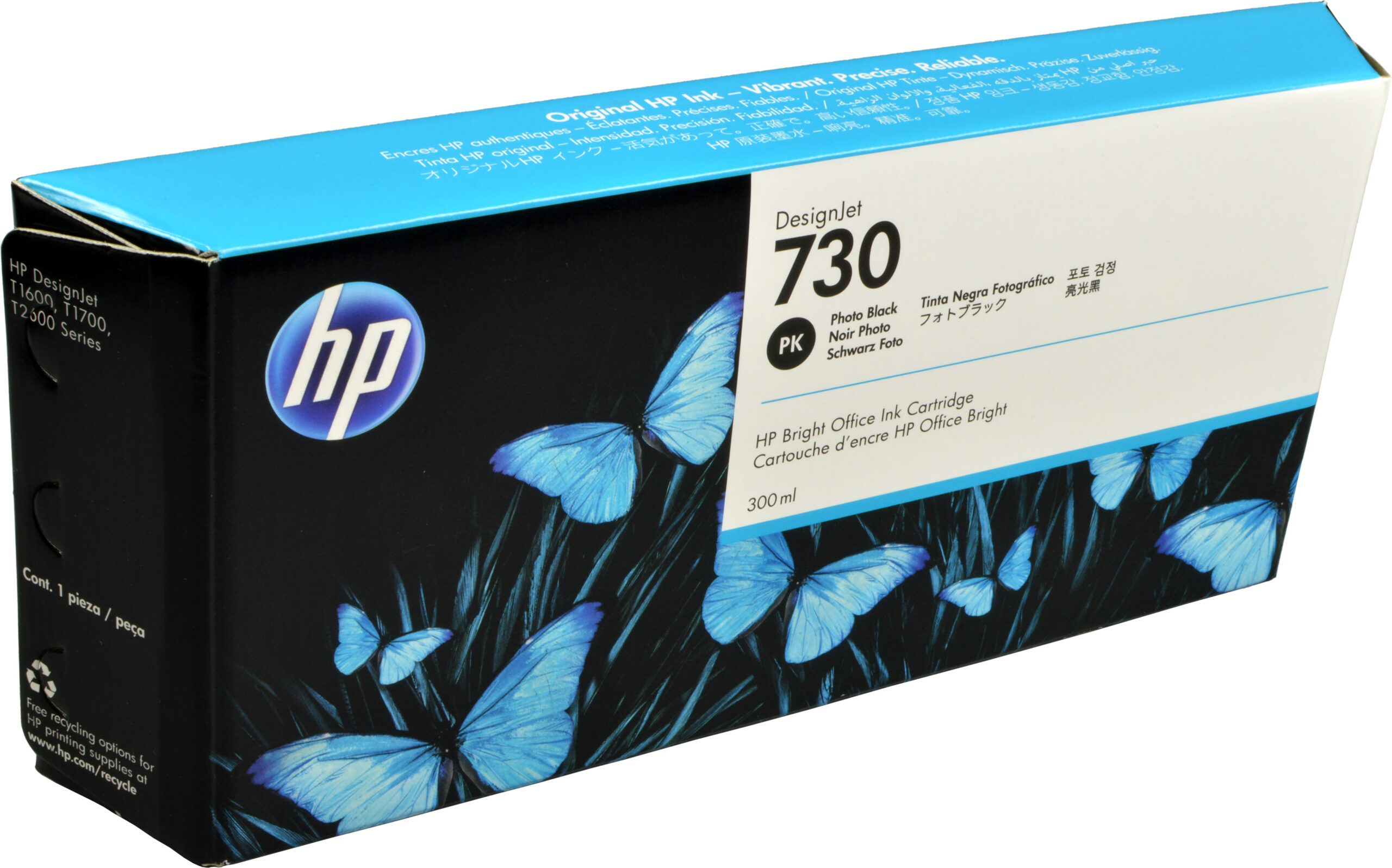 HP Tinte P2V73A  730  foto schwarz