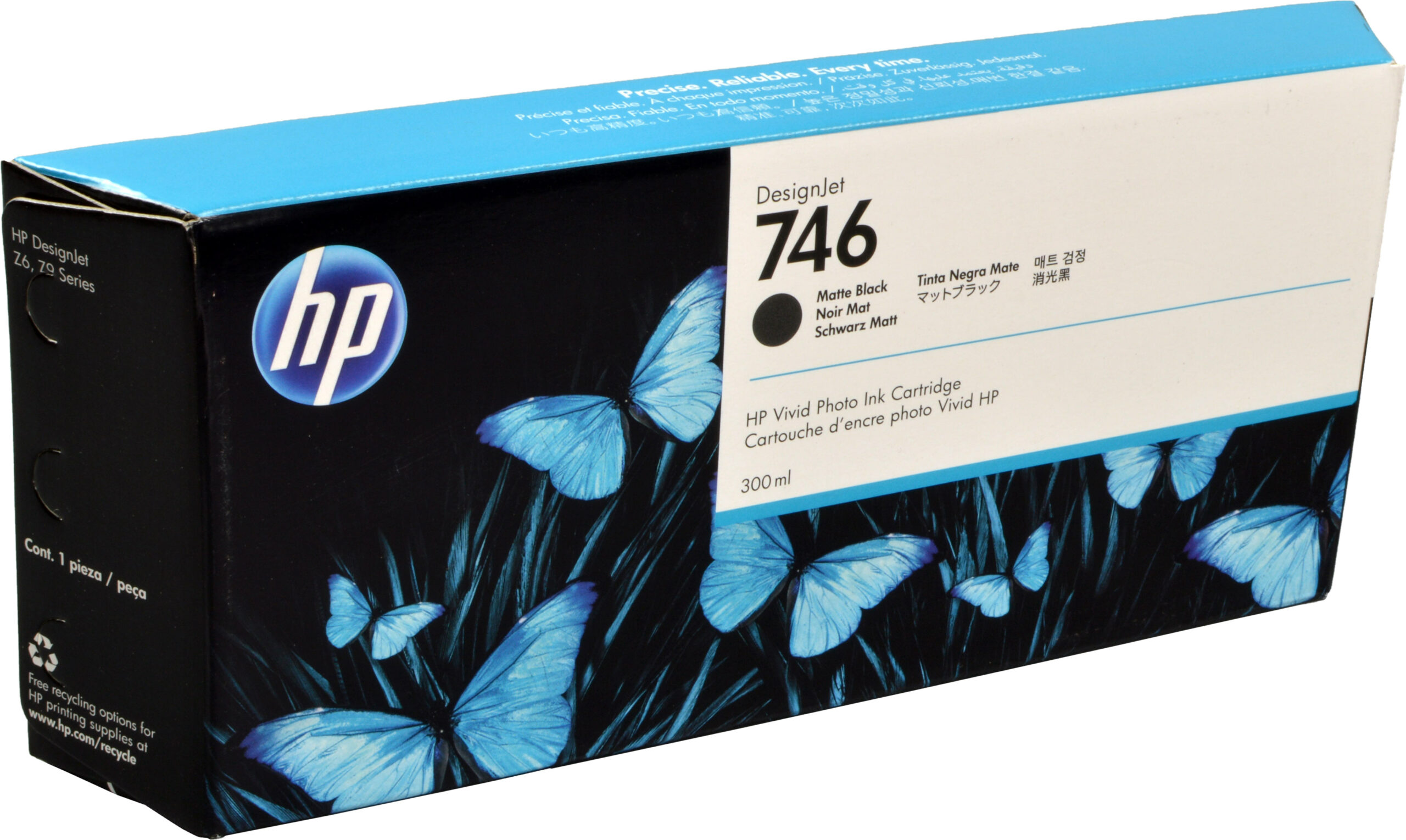 HP Tinte P2V83A  746  matt schwarz