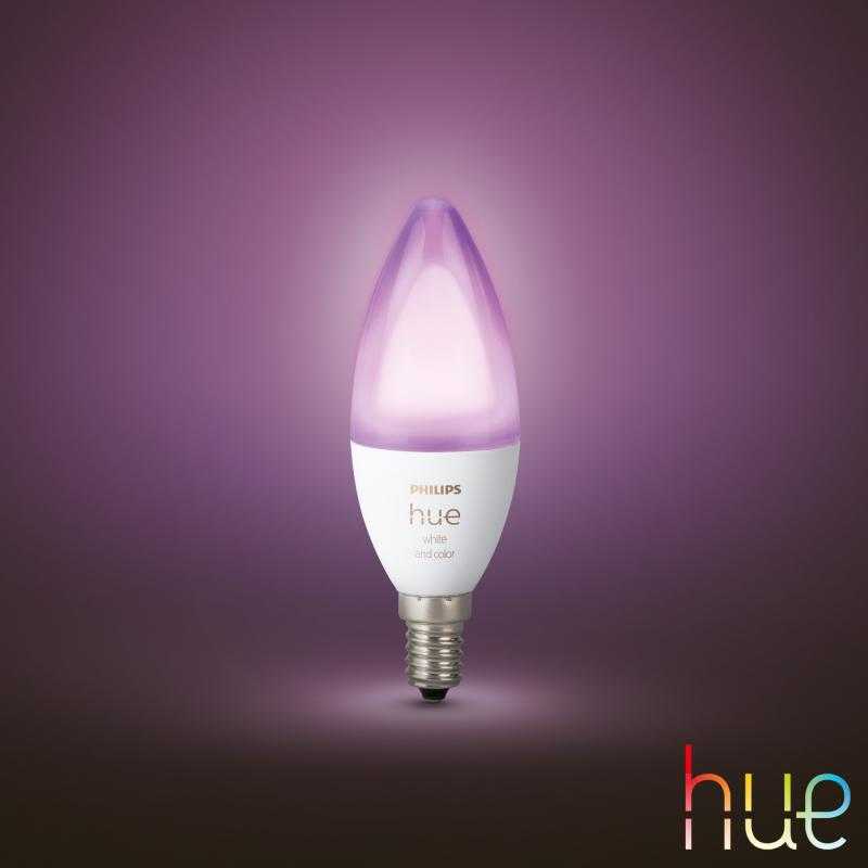 PHILIPS Hue White & Color Ambiance LED E14, 5,3 Watt, 8719514356610,