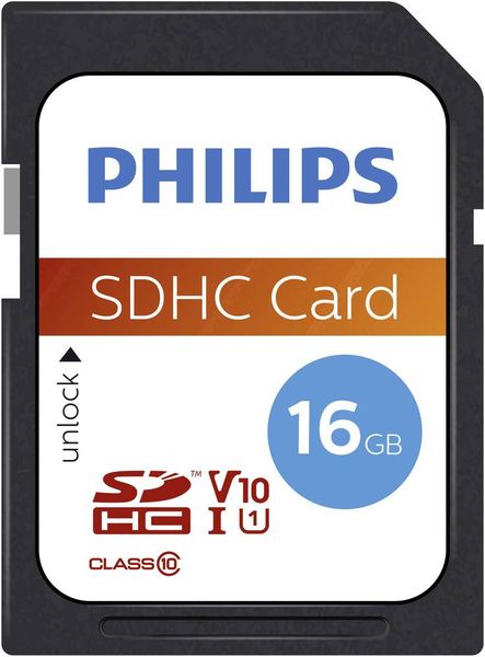 Philips SDHC-Karte 16GB Class 10