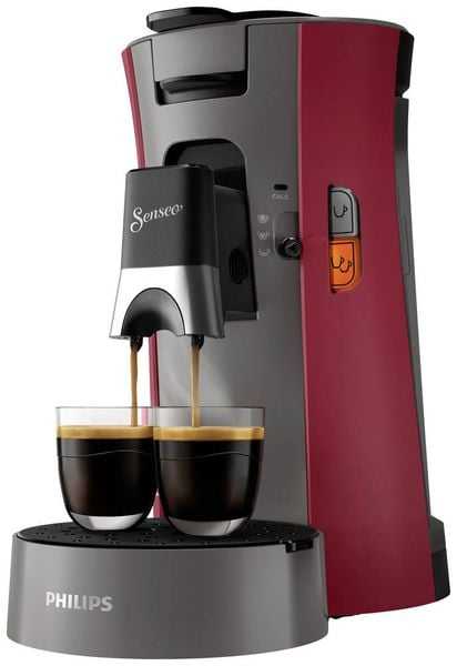 Philips SENSEO Select CSA230/90 Kaffeepadmaschine Rot