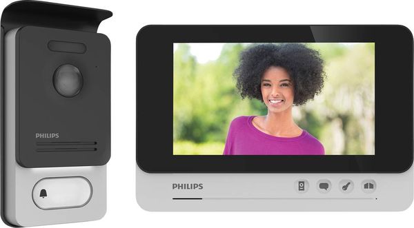 'Mit ihrem ansprechenden Design und ultraflachem 7'-Farb-Bildschirm ist die VideoTürsprechanlage Philips WelcomeEye Comfort ein äußerst benutzerfreundliches Produkt. Diese per Zweileiter-Technik mit ihrer straßenseitigen Türsprechanlage verbundene Video-Türsprechanlage wird aus Ihrem Alltag nicht mehr wegzudenken sein. Ihre intuitive und ergonomische Bedienoberfläche ermöglicht Ihnen den Zugang zu ihren verschiedenen Funktionen: Besucher sehen und mit ihnen sprechen