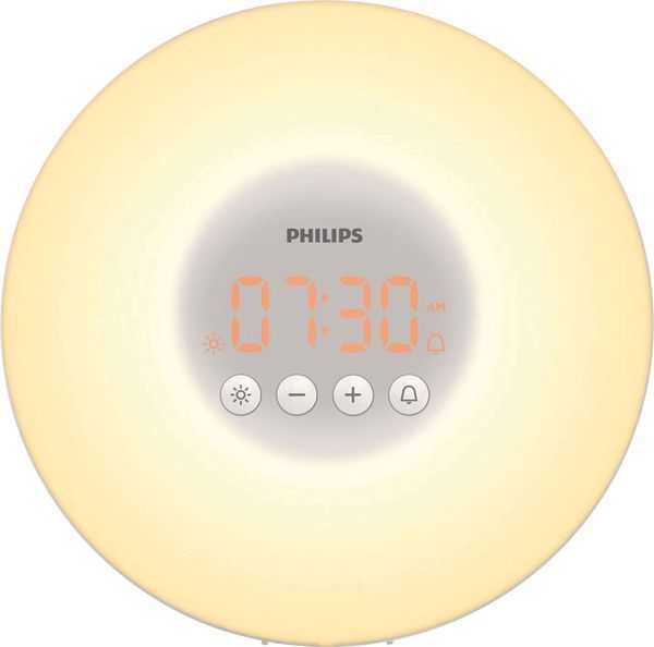 Mit Licht ausgeruhter aufwachen mit dem Wake-up Light