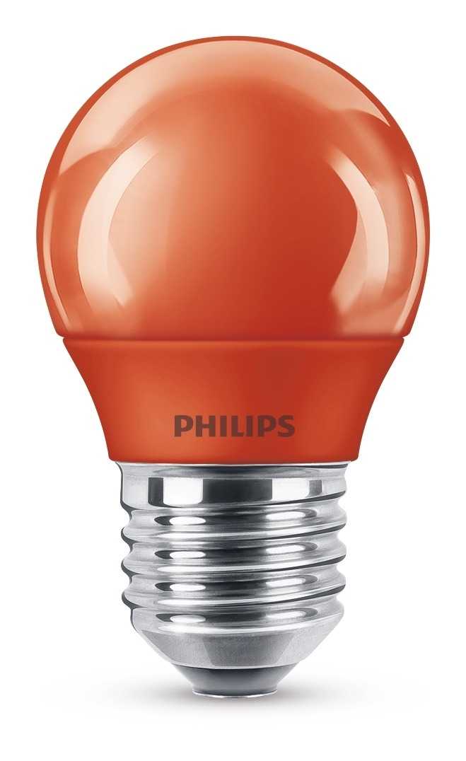 Philips  Leuchtmittel LED Colored P45 E27 RED 1PF/6, 871869674858901