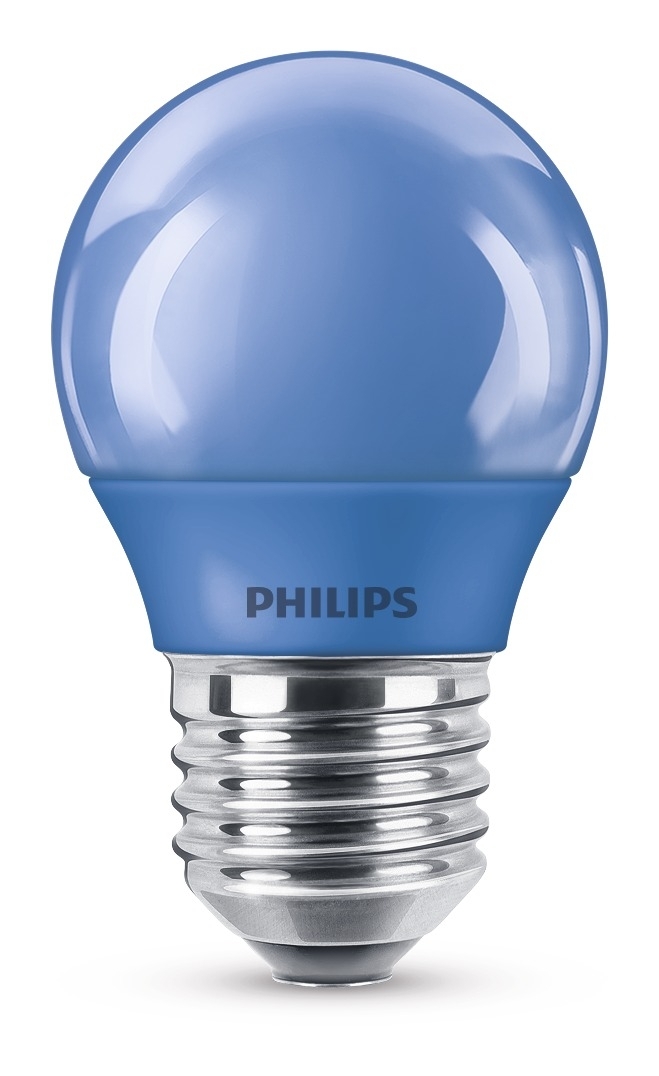 Philips  Leuchtmittel LED Colored P45 E27 BLUE 1PF/6, 871869674862601