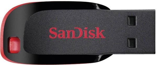 SanDisk Cruzer® Blade™ USB-Stick 128GB Schwarz SDCZ50-128G-B35 USB 2.0