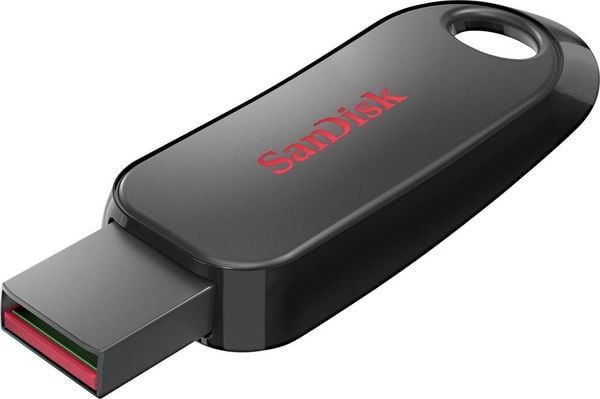 SanDisk Cruzer Snap USB-Stick 128GB Schwarz SDCZ62-128G-G35 USB 2.0